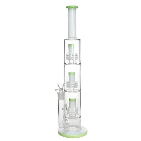 Triple Shower Head 18" Perc Bong - Image 3