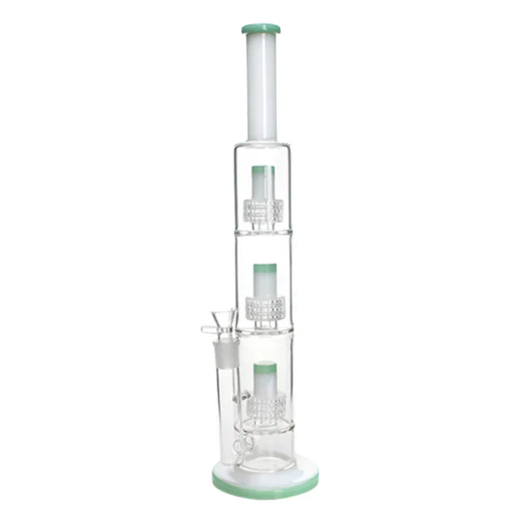 Triple Shower Head 18" Perc Bong - Image 5