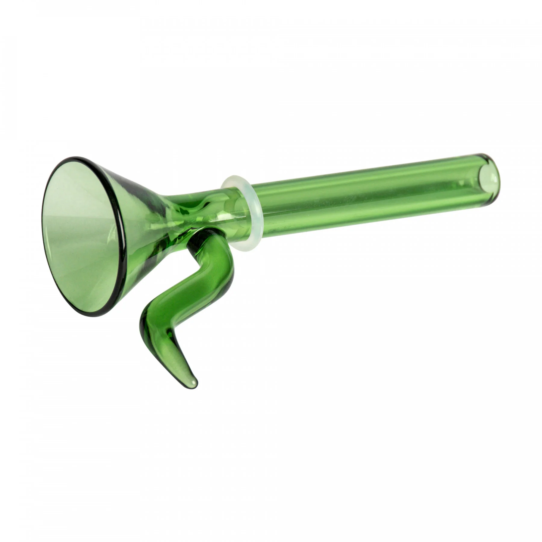 Red Eye Glass 3.5" Long 9mm Cone Heavy Wall Pull-Out Bong Bowl - Image 4