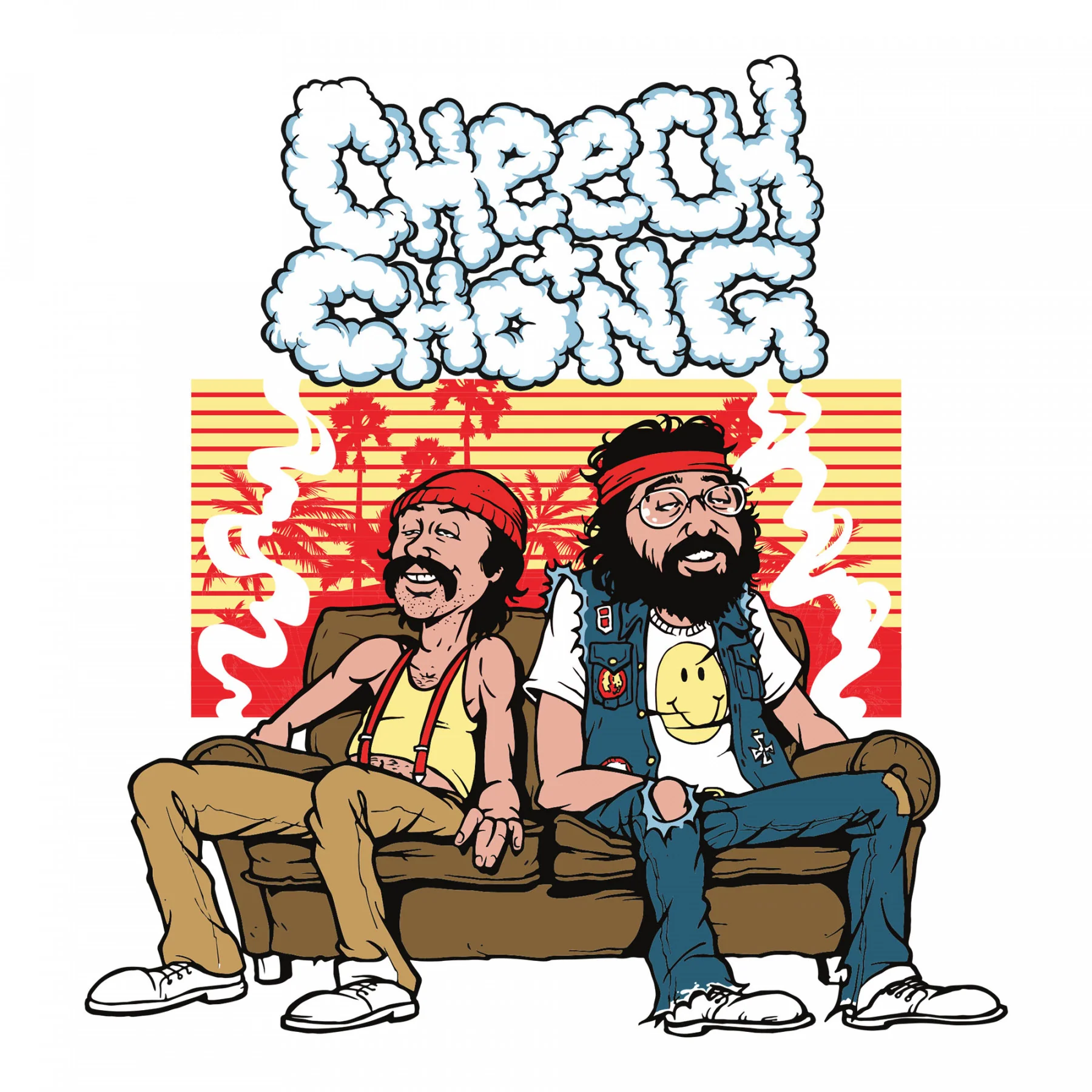 Cheech & Chong Artwork Beaker Bongs - Image 6
