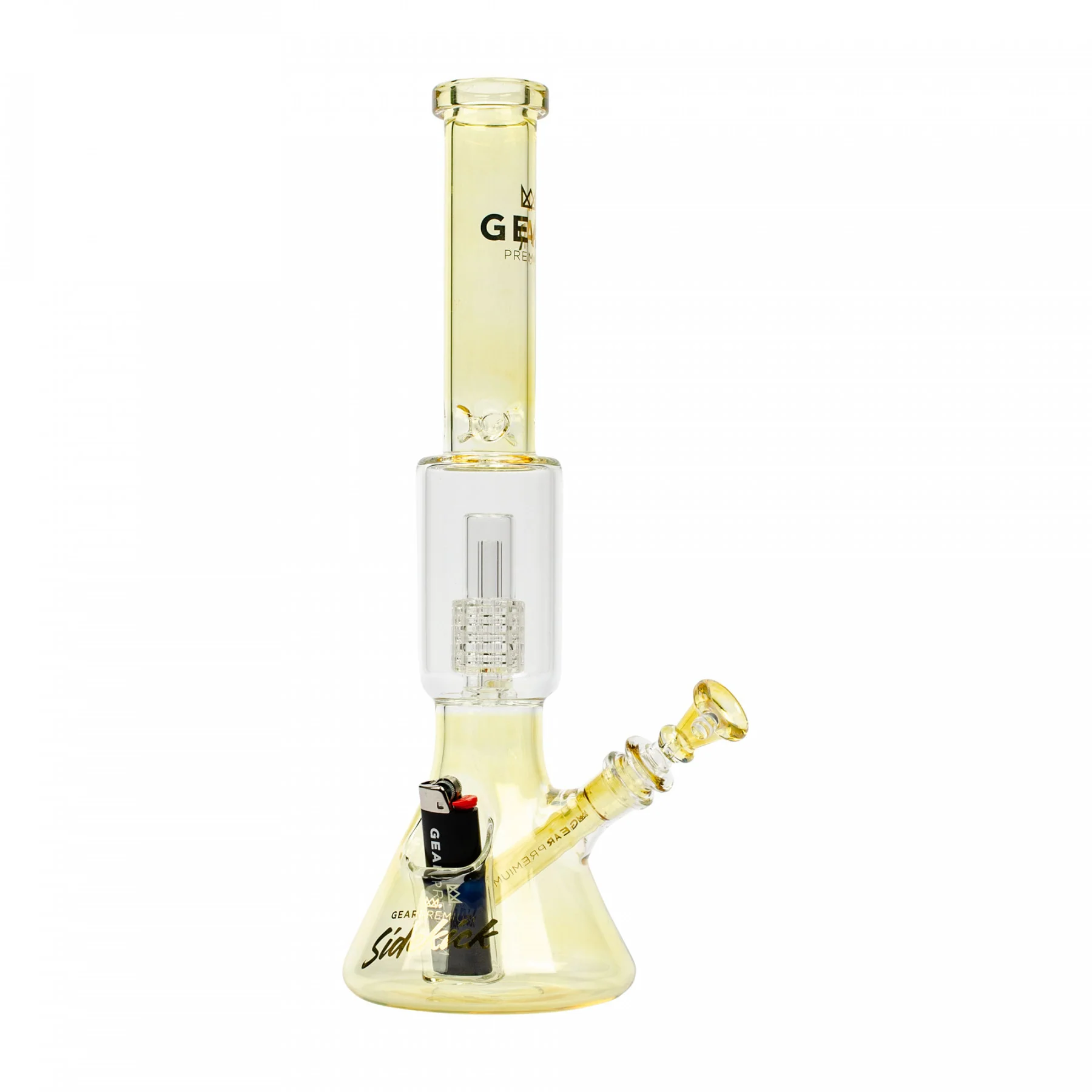 GEAR Premium 15.5" Boost Beaker Bong W/ Lighter Holster - Image 3