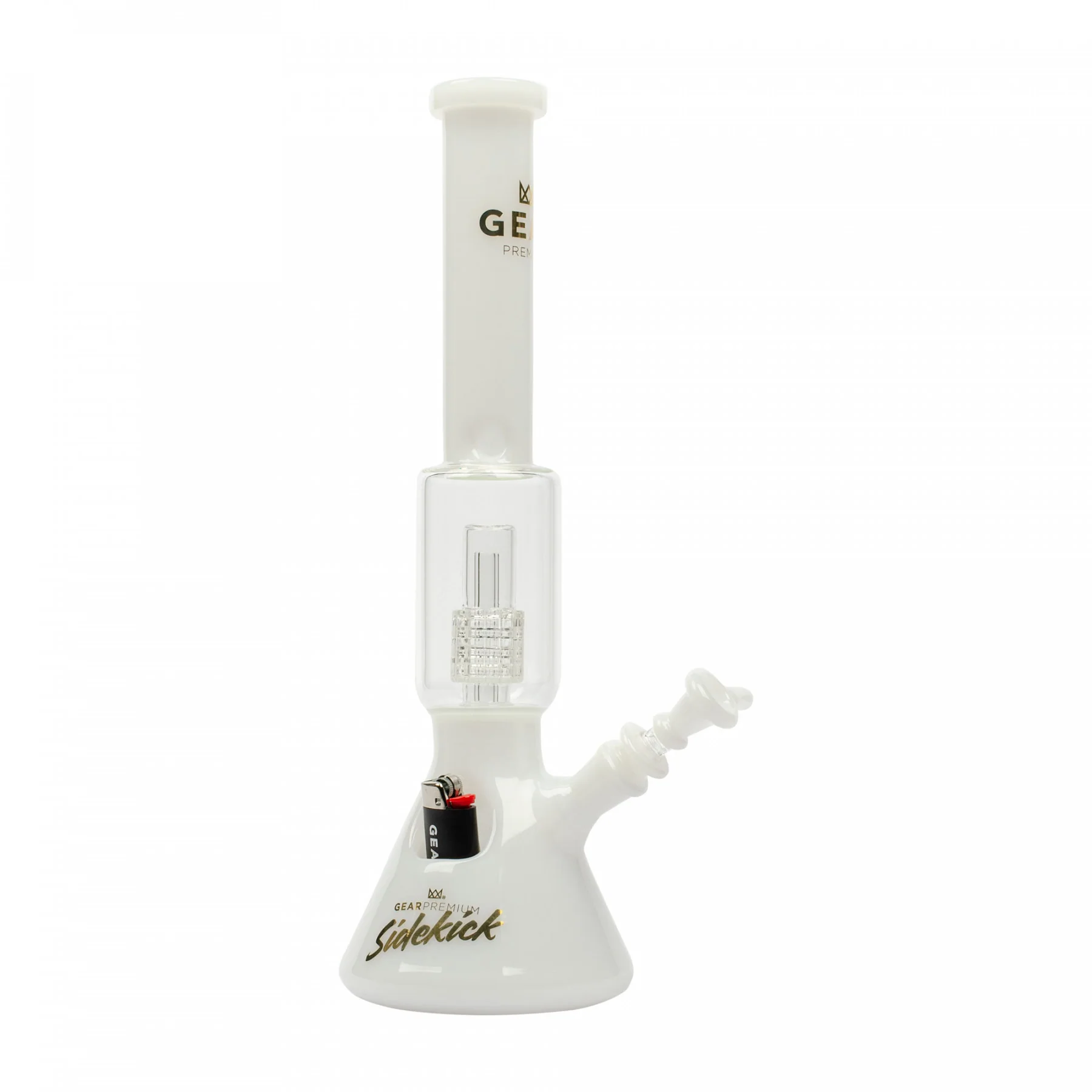 GEAR Premium 15.5" Boost Beaker Bong W/ Lighter Holster - Image 4