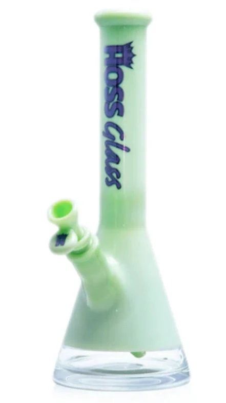 HOSS 12" Tall Mini Beaker Bong w/ Window Base - Image 5