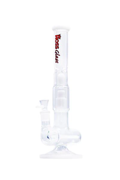 Hoss 16" Tall Triple Inline to Grid Perc Bong - Image 10