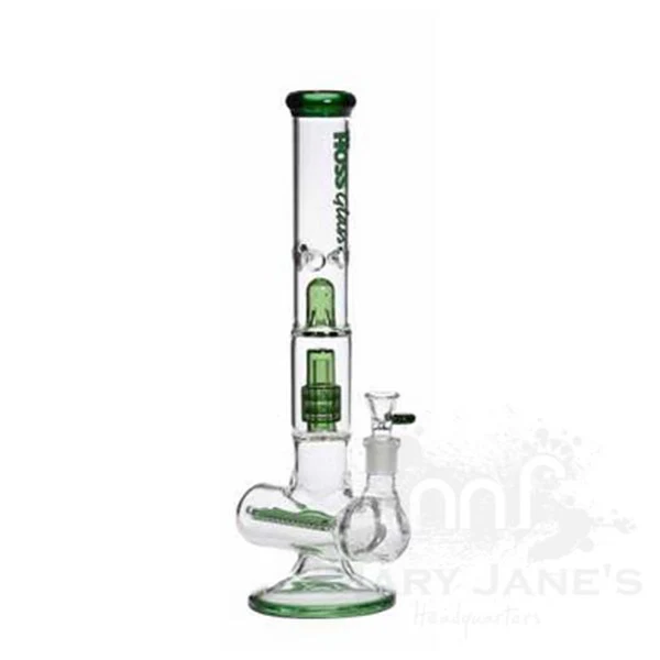Hoss 16" Tall Triple Inline to Grid Perc Bong - Image 4