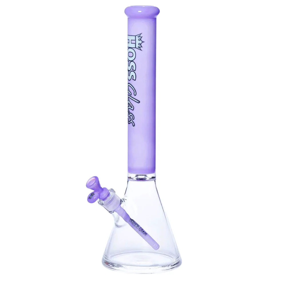 Hoss Glass 18" 7mm Thick Beaker w/ Colored Top - Image 5