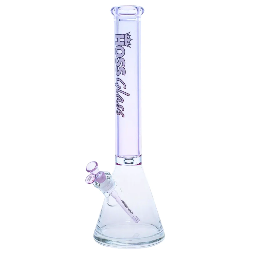 Hoss Glass 18" 7mm Thick Beaker w/ Colored Top - Image 6