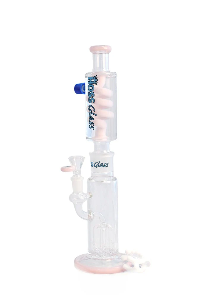 Hoss Glass Build-a-Bong Multi Arm Base with Small Coil Top - Image 4