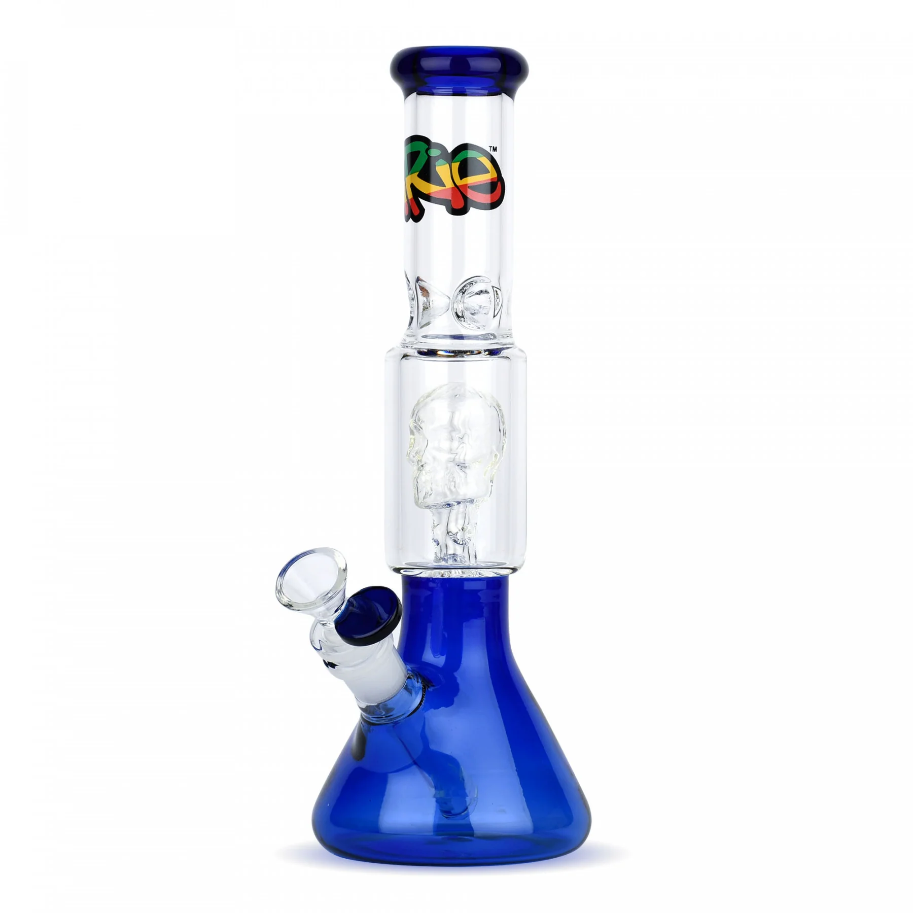 iRie 11" Dual Chamber Beaker w/ Skull Perc - Image 4