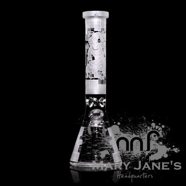 Milkyway Glass 15" 9mm Mayan Fort Beaker Bong - Image 3