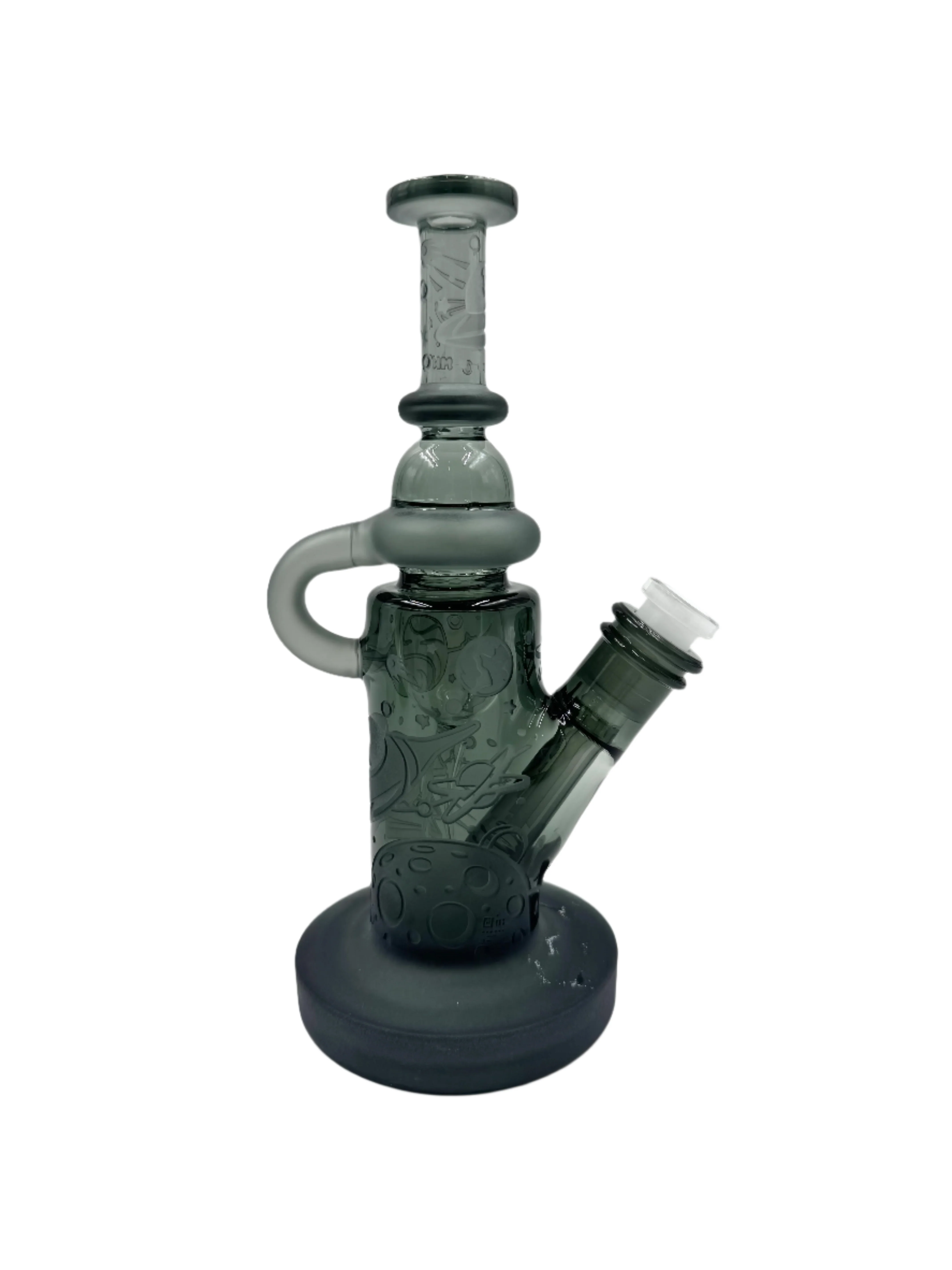 Milkyway Glass 9" Tall Space Odyssey Recycler Dab Rig - Image 4