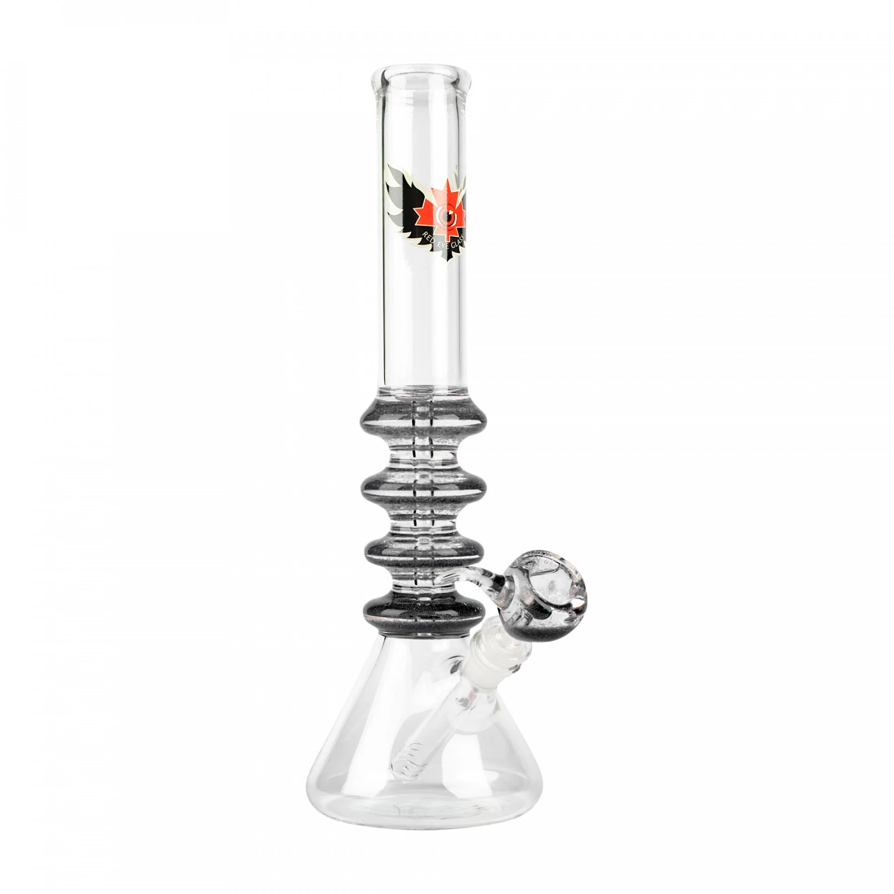 Red Eye Glass 14" Sparkle Liquid Bong - Image 7