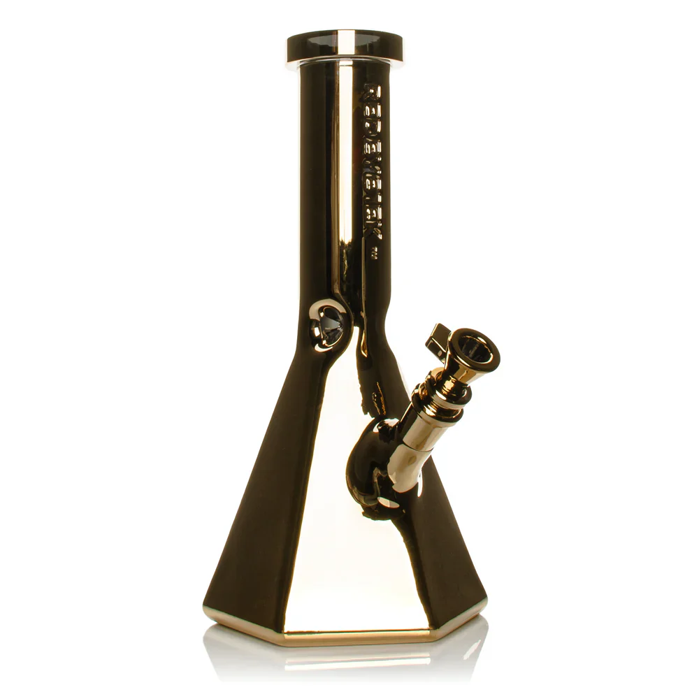 Red Eye Tek 12" Terminator Finish Hex Base Beaker Tube Bong - Image 7