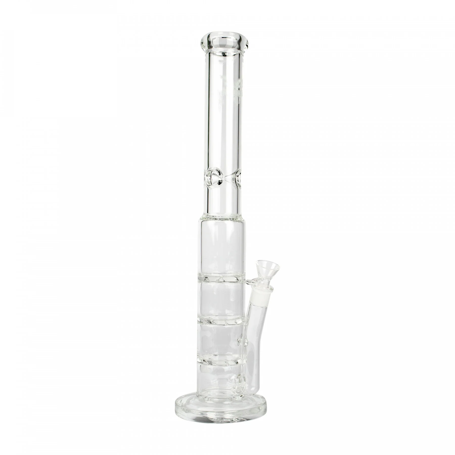 Red Eye Tek 20" Tall 7mm Thick Oil Can Bong w/ 3 Turbine Percs - Image 3