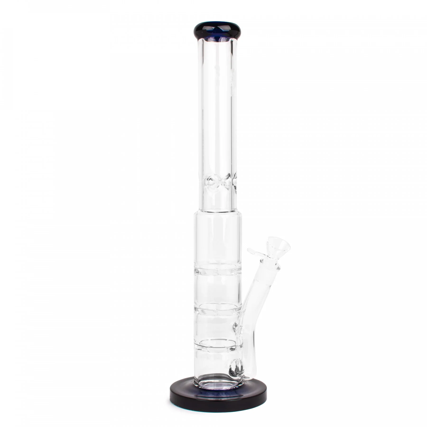 Red Eye Tek 20" Tall 7mm Thick Oil Can Bong w/ 3 Turbine Percs - Image 4